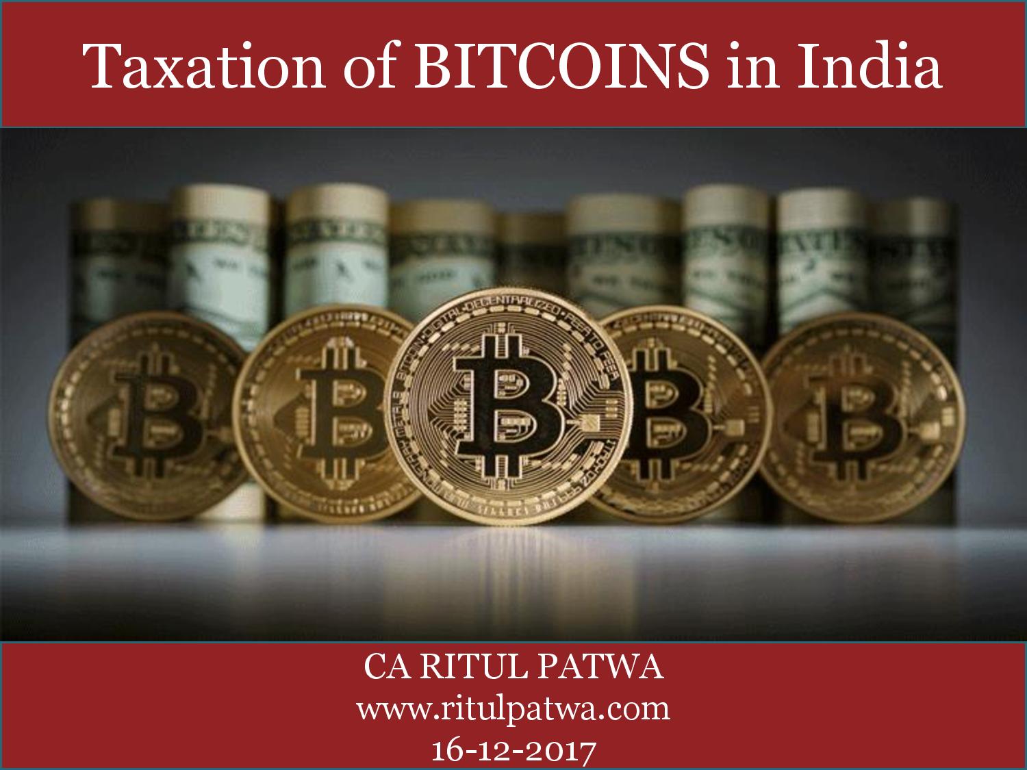 india bitcoin tax